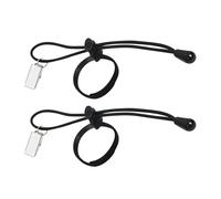 Clip For Backdrop - 2 Pieces With Stretchy Cords | 20cm Zinc Alloy Elastic Tablecloth Fixing Tool | Wide Leg Pants Tightener F́or Beach Commuting Dating Home Travel Trouser Ļeg Accessory Set