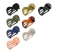 Clip for capelli Trend PC semplice supporto for styling a forma di 8 accessori for capelli con clip for artigli for capelli di squalo for donna 2022 nuovo commercio all'ingrosso(B-Black)