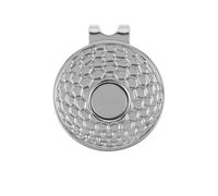 Clip for cappello da golf Clip magnetiche for berretto da golf con supporto for indicatore di sfera magnetica Accessori durevoli for putting green da golf resistenti alla corrosione per Cappello(A Sil