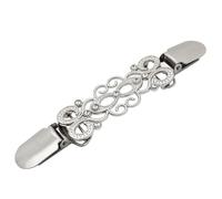 Clip for cincher in vita e for camicia da 10 pezzi for abito retrò for scialle, cardigan, maglione, vestiti clip for stringere i pantaloni per Maglione(Silver)