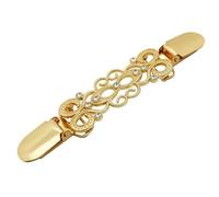 Clip for cincher in vita e for camicia da 10 pezzi for abito retrò for scialle, cardigan, maglione, vestiti clip for stringere i pantaloni per Maglione(Gold)