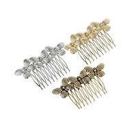 Clip for pettini for capelli for donne Ragazze Pettine laterale for capelli Clip for denti for capelli NHC01 /156/814 (Color : 3 Pcs Set C)