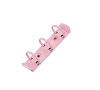 Clip for Raccoglitore Ad Anelli A Spirale In Metallo Staccabile Da 10 Pezzi | Diario A8 Raccoglitore di carta Clip Album fai da te Sciolto(Pink)
