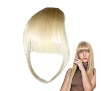 Clip Frangia Leggera Posticcia Donna Capelli Extension Quotidiane Per