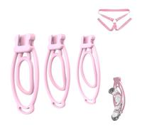 Clip FuFu curve protettive da uomo in 3 misure con cintura regolabile anti-distacco (Rosa)