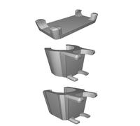 Clip Gamba Treppiede per Supporto Telefono Universale Velbon Targus 3D