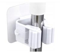 CLIP GANCIO ADESIVO PER BASTONE SCOPA STRACCI mocho da parete cucina appendere