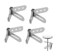 Clip Grill in Acciaio Inossidabile 4 Pcs Clip Di Misurazione Termometro Universale Per Sonda Del Barbecue Clip Di Sicurezza