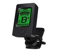 Clip Guitar Tuner, LCD Display Tuner, Musical Instrument Tuner, Quick Accurate Tuning, Acoustic Guitar Tuner, Electric Guitar Tuner, Ukulele Tuner, Bass Tuner, Violin Tuner