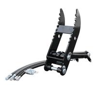 Clip idraulica per mini escavatori - Terne a tre fori con 2 tubi idraulici per piccoli scavatori fino a 3 tonnellate