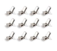 Clip Imbottite per Piumino da 12 Pezzi, Clip Imbottite per Piumino, Impediscono Ai Trapunte di Spostare le Clip di Fissaggio della Coperta per il Letto, Clip Imbottite Bianche per Fissare il Lenzuolo