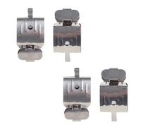 Clip in acciaio inox per camera oscura per arricciare i negativi della fotocamera durante l'asciugatura in modo sicuro, 2 pezzi