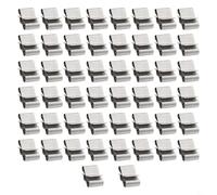 Clip in acciaio inox per cavi fotovoltaici solari e leggeri, set di 20 o 50 (50 pezzi)