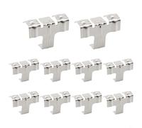 Clip in acciaio inox per la gestione dell'acqua del pannello solare, aumenta l'efficienza della generazione di energia e riduce l'accumulo di detriti (30 mm)