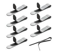 Clip in acciaio inox - Pinza per filo di utilità, gancio per maniglia a molla | Sngapier collare di crimper durevole, pinza per utensili in metallo tassello, rack di stoccaggio Fastener, supporto