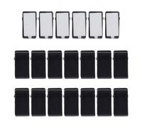 Clip In Acrilico Nero Da 20 Pezzi, Mini Clip, Clip Autoadesive, Adatte A Casa, Ufficio, Scuola