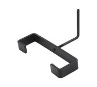 Clip in alluminio per recinzione da 10 cm, robusta staffa in metallo, facile da montare, per sacchi di crescita, cestelli a mezza luna, avvolgitubo, resistente alla ruggine, include fibbia a C e perno