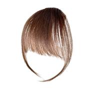 Clip in Bangs - Clip su Capelli reali, Capelli umani per copertura della fronte | Estensioni di clip per capelli naturali per i capelli diradellati, indossare quotidianamente i capelli criminali per d