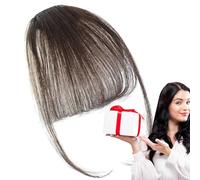 Clip in capelli umani con frangia - Estensioni per capelli con clip francese | Cliip per caapelli veri con frangia, cliip per franngia francese con fraangia finta, posticci con fraangia elegante