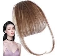 Clip in capelli umani con frangia - Estensioni per capelli con clip francese | Cliip per caapelli veri con frangia, cliip per franngia francese con fraangia finta, posticci con fraangia elegante