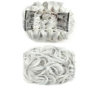 Clip in Chignon Chignon Messy Bun Scrunchie Parrucchino Sintetico Updo Capelli Ricci Bun Extension Pettine Clip in Hair Extension Chignon Piatto Vassoio Coda di cavallo Posticci for Donne Parrucchino