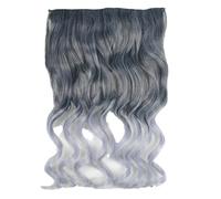 Clip In Estensioni Dei Capelli Per Donne Lisce E Ondulate Sintetiche Naturali Nere Grigie Ombre Colore Cosplay Pezzi Per Capelli