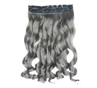 Clip In Estensioni Dei Capelli Per Donne Lisce E Ondulate Sintetiche Naturali Nere Grigie Ombre Colore Cosplay Pezzi Per Capelli