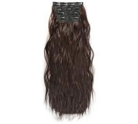 Clip In Estensioni Dei Capelli Per Le Donne Sintetici Lungo Onda Parrucchi/Set Estensioni Dei Capelli