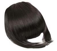 Clip in fibra di alta temperatura clip in frantumi con di tempio naturale naturale look finto piatto da fronte faccia finta frangia per donna stile ragazza stile3clip