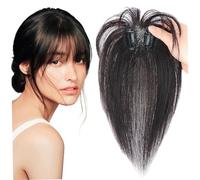 Clip in frangia, clip naturale in capelli umani margini, realistico copertina a 360 ° colpi per capelli, clip di frangia per capelli più traspiranti per le donne colpi clip per capelli