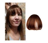 clip in frangia per donna Clip in frangia Frangia sintetica finta invisibile Frange anteriori One Piece Dritto Clip in pezzi di capelli Estensioni dei capelli Frangia piatta 3D-neat Accessori per ca