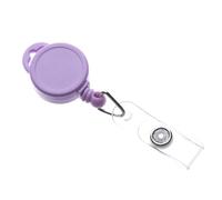 Clip in metallo for portabadge da infermiera | Multicolor 3,2 cm for l'utilizzo della carta d'identità: uso quotidiano(Purple)