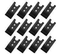 Clip in Metallo per Cintura 57x26 Mm Nero 12 Pezzi