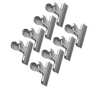 Clip in metallo per sacchetti di cibo, 8 pezzi, in acciaio inossidabile, resistenti e ermetiche, per patatine, pane, caffè, cucina, 5,5 cm (8 pezzi)