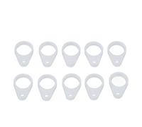 Clip in silicone per apparecchi acustici, 10 pezzi di cordino in silicone per apparecchi acustici Accessori di ricambio per adattatore per clip per apparecchi acustici BTE per anziani
