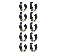 Clip in spugna a molla, organizer per attrezzi, confezione da 10 morsetti per tubi in gomma in acciaio inox, per garage, officina, capannone, scopa, rastrello, portaspazzole, 20 mm, 25 mm, 28 mm, 30