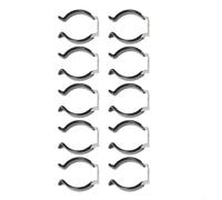 Clip in spugna a molla, organizer per attrezzi, confezione da 10 morsetti per tubi in gomma in acciaio inox, per garage, officina, capannone, scopa, rastrello, portaspazzole, 20 mm, 25 mm, 28 mm, 30