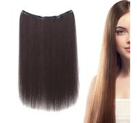 Clip Ins, Clip in estensioni dei capelli umani Estensioni dei capelli | Estensioni dei capelli dall'aspetto naturale | Parrucca invisibile alla ricerca naturale, postima diritta da 20 pollici di lon