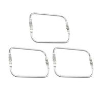 Clip Interna Per Borsa Da 3 Pezzi, Maniglia Interna Per Borsa A Forma Di U, Telaio Per Maniglia Della Borsa, Apertura In Lega, Telaio Per Frizione, Accessori Per Borsa Fai Da Te