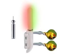 Clip leggera per canna da - Lampada di allarme da morso ricaricabile da 2 pollici, indicatore di bagliore impermeabile durevole, di montaggio facile | Attrezzatura dinamica di alla