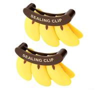 Clip magnetica a banana per conservare alimenti, con materiale ABS, magnete da attaccare al frigorifero, mantiene sigillati vari tipi di sacchetti per mantenere la freschezza e prevenire fuoriuscite