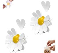 Clip magnetica a forma di ciliegio per alimenti e frigorifero, clip di tenuta a forma di margherita con forte tenuta magnetica, sigillante riutilizzabile per sacchetti per cucina, ufficio, snack (2