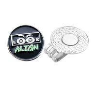 Clip magnetica Golf Ball Marker Hat - Segnalibro magnetico a sfera | Titolari di marcatori di palla da golf | con Eyes Design Tool Metal Tool facilmente allegato Combinazioni Cuba pa