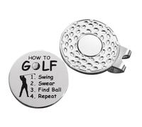 Clip magnetica per marcatore pallina da golf | Marcatori da golf per papà, marito, nonno, uomini, donne, golfisti, compleanni, festa del papà, sport all'aria aperta, hobby