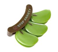 Clip magnetiche a forma di banana, per frigorifero, congelatore, chiusura flessibile con forte magnete, chiusura ermetica per alimenti, snack, pane, cereali, frutta, 8,8 x 5,5 x 1 cm, giallo verde