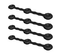 Clip magnetiche in silicone per friggitrice ad aria - 4 pezzi supporti per rivestimento resistente al calore, magneti potenti carta da forno sicura, nessuna flessione spostata, per cucina domestica ca