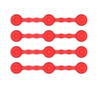Clip magnetiche in silicone per friggitrice ad aria - 4 pezzi supporti per rivestimento resistente al calore, magneti potenti carta da forno sicura, nessuna flessione spostata, per cucina domestica ca