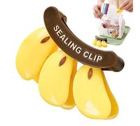 Clip magnetiche per chip - morsetto a forma di banana, frigorifero ermetico con forte magnete, accessorio da cucina con dettagli facili da impugnare, per uso domestico e ufficio, dispensa, spazio per