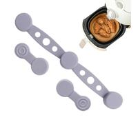 Clip magnetiche per friggitrice ad aria - Supporto in silicone per carta pergamena, chiusura robusta, protegge il cibo dalla copertura, resistente al calore, adatto per arrostire, cuocere