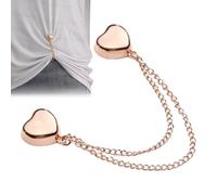 Clip magnetiche per maniche della camicia, clip a forma di cuore per camicie da donna - fibbia decorativa per catena abbigliamento fibbia di fissaggio per pantaloni, Refer to description,